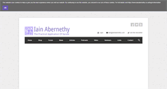 Desktop Screenshot of iainabernethy.co.uk